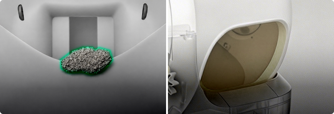 Patented U-Chute™ Eliminates Pinch Points